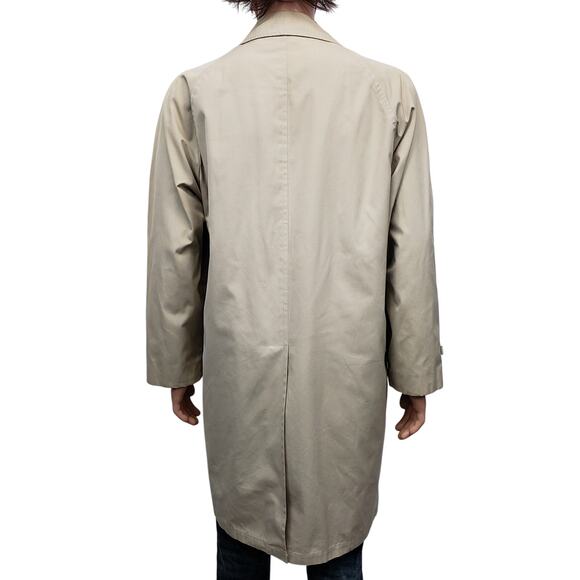 Vintage Clipper Mist All Weather Trench Coat Removable Fur Lined Iconic 44 R - Picture 5 of 11